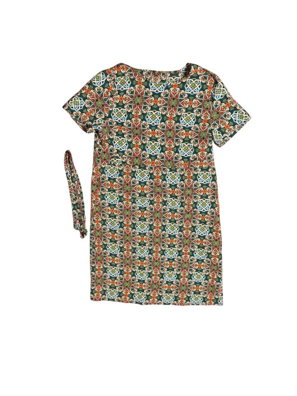 Silk Blend Belted Tunic/Dress